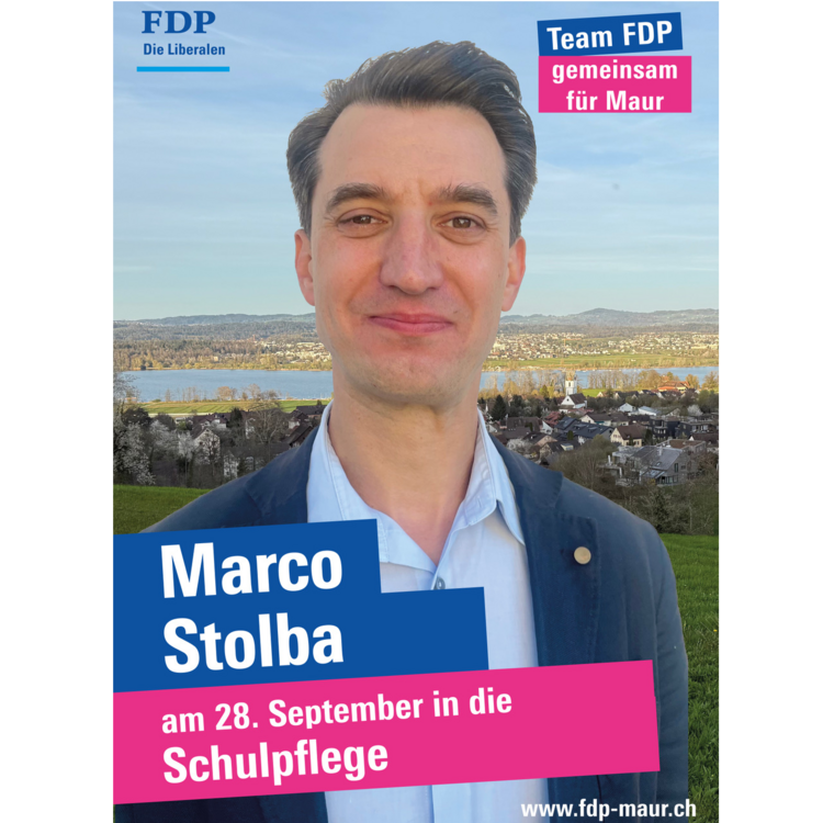 Marco Stolba - am 28. September in die Schulpflege